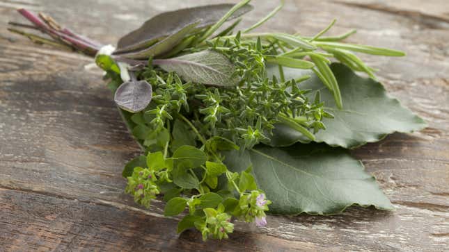 Image for article titled Bring a Bouquet of Herbs to Thanksgiving Dinner