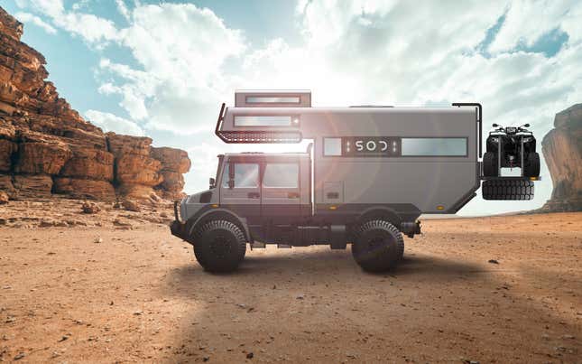 Imagen para el artículo titulado Esta autocaravana todoterreno te permitirá llevarte tu apartamento de lujo a cualquier lugar