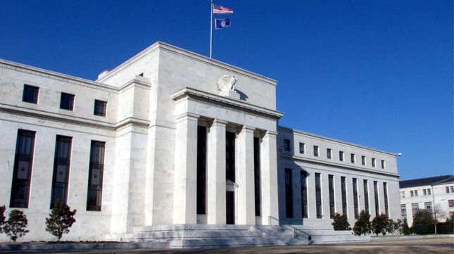 The U.S. Federal Reserve building in Washington, D.C.