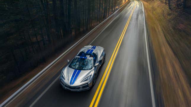 Image for article titled The 2024 Corvette E-Ray Packs 655 All-Wheel Horsepower and Accelerates Quicker Than a Z06