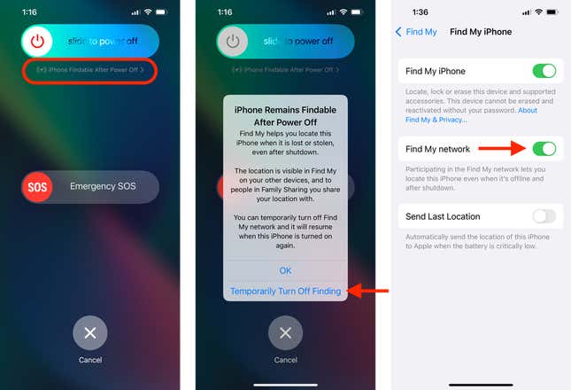 Imagen para el artículo titulado Cómo encontrar tu iPhone perdido, incluso si está apagado