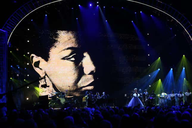 Lauryn Hill performs on stage at her Rock & Roll Hall of Fame induction in 2018. Fela Kuti’s nomination implies that the world is now ready to accept him, in spite of his scandals and idiosyncrasies.