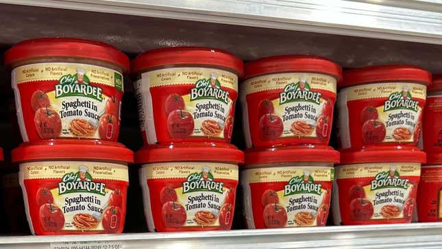 Image for article titled Every Chef Boyardee Product, Ranked