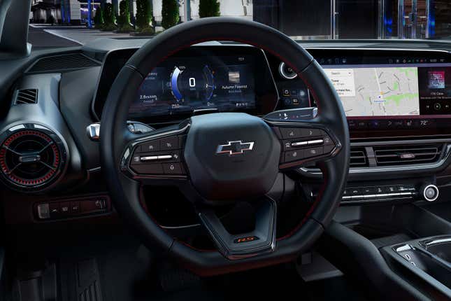 2023 Chevy Equinox EV 3RS interior.