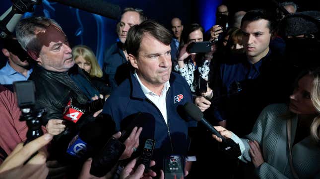 Jim Farley, President and Chief Executive Officer, Ford Motor Company speaks to reporters about the UAW contract talks at the North American International Auto Show in Detroit, Wednesday, Sept. 13, 2023.