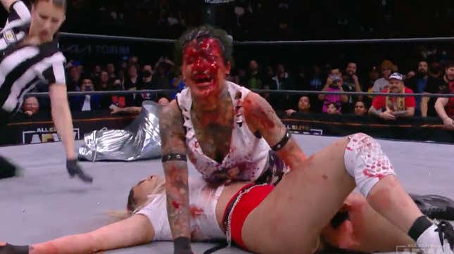 Image for article titled There&#39;s nothing wrong with AEW&#39;s Ruby Soho — or any woman — bleeding