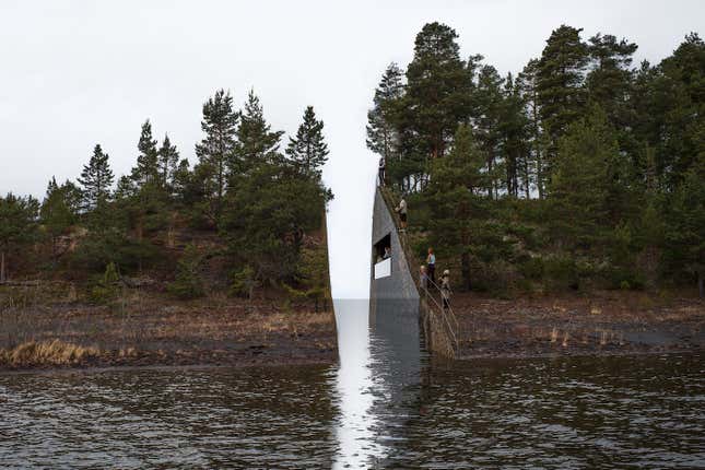 Jonas Dahlberg’s plans for his memorial piece “Memory Wound” (Jonas Dahlberg)