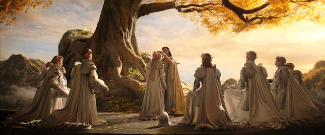 Image for article titled Lord of the Rings: The Rings of Power Begins With a Long, Winding, and Beautiful Road