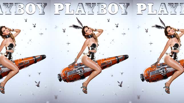 An image of model Amanda Cerny on a Playboy cover. Playboy is reviving its magazine in a digital-only format.