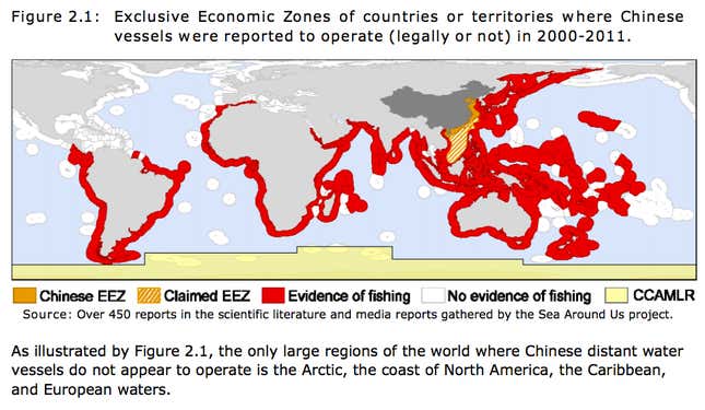 Image for article titled China’s government is subsidizing your sushi—and driving other countries’ fishermen out of business