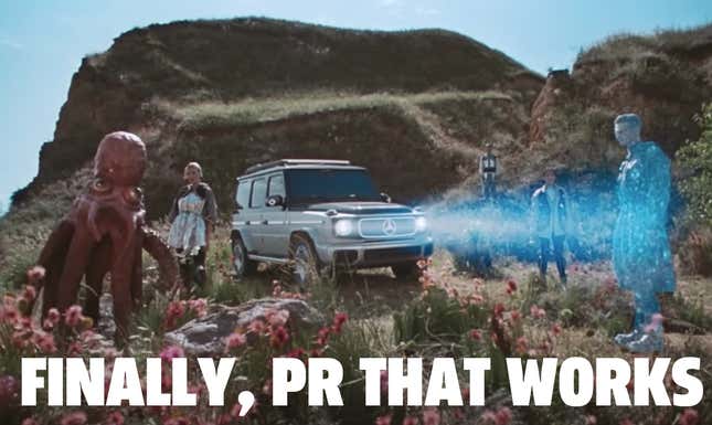 Image for article titled Let's Give It Up To Mercedes-Benz For Making Some Really Bonkers Promo Videos