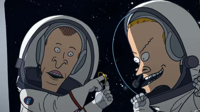 Image for article titled Beavis And Butt-Head wreck time and space in first Do The Universe trailer