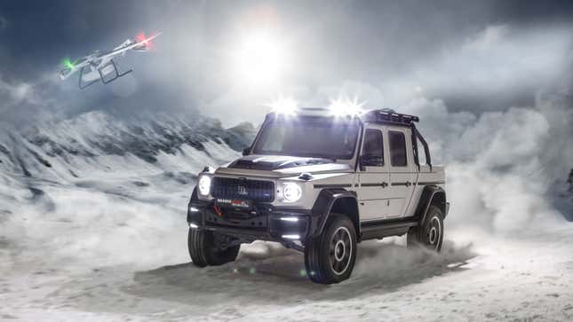 Image for article titled This Brabus-Tuned G-Wagen Is A 789-HP Pickup For Power-Mad Dictators