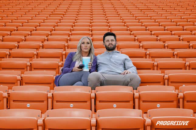 Progressive will no longer be filming commercials inside FirstEnergy Stadium