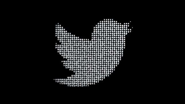 White Black 3d Twitter Inc Social Network Company Logo Made From Skulls