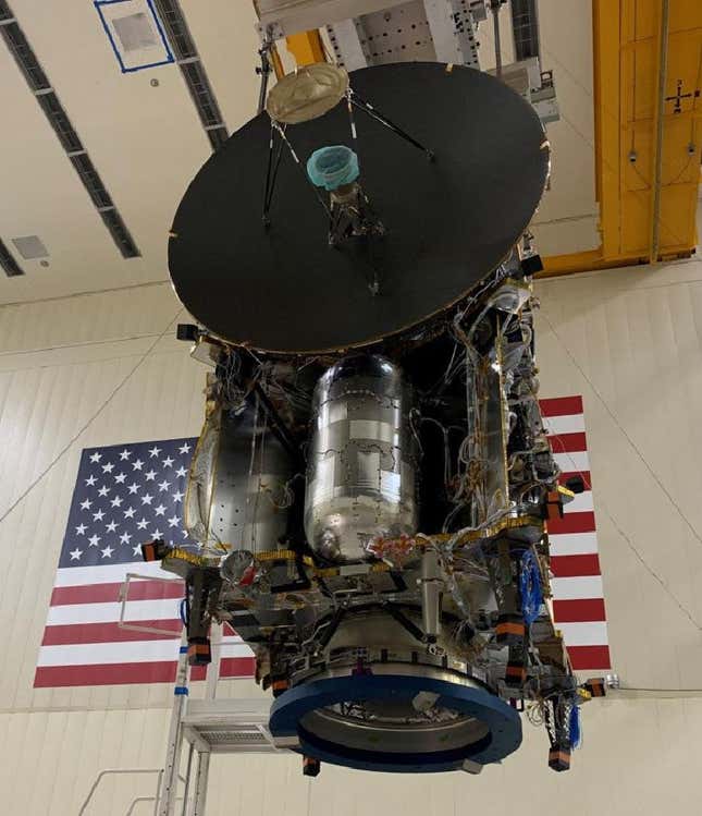 Lucy hoisted up in late 2020.