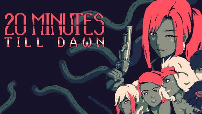 Key art for 20 Minutes Till Dawn shows some of its characters preparing to face demonic threats. 