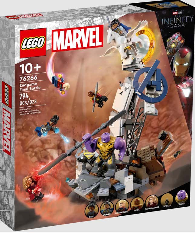 Image for article titled Spider-Man: No Way Home and Avengers: Endgame&#39;s Final Battles Get Epic New Lego Sets