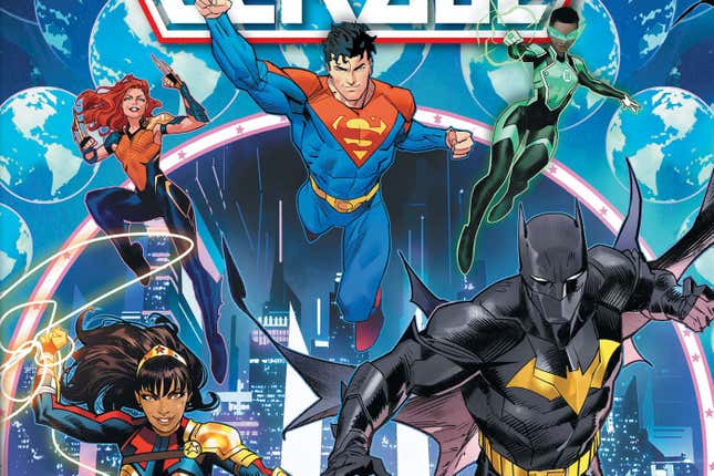 Cover for DC Comics' Justice League: Future State. 