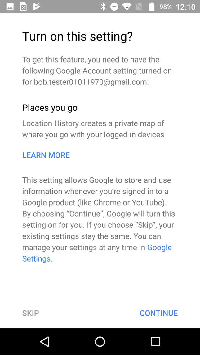 Image for article titled If you’re using an Android phone, Google may be tracking every move you make