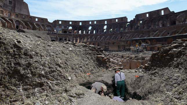 Image for article titled Archaeologists Discover Concession Stand At Colosseum That Gouged Ancient Romans 10 Denarii For Small Clay Cup Of Wine