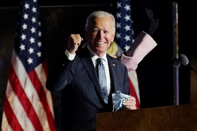 Image for article titled Joseph Robinette Biden Jr. Elected Next President of the United States