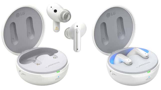 Imagen para el artículo titulado Los nuevos auriculares inalámbricos de LG tienen un "modo susurro" para mantener tus llamadas privadas