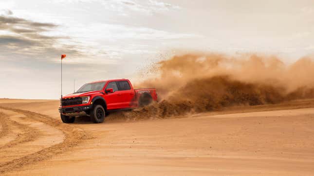 Image for article titled Ford Doesn&#39;t Plan to Make an EV F-150 Raptor