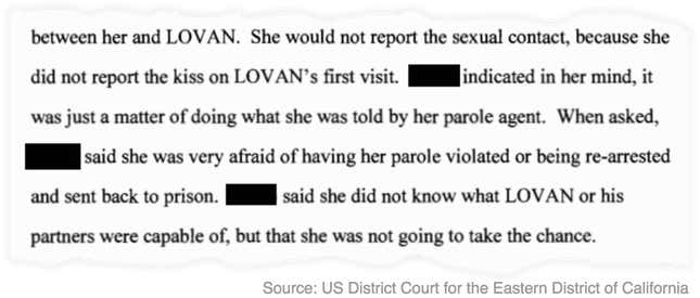 Image for article titled US parole system fraught with allegations of sexual abuse