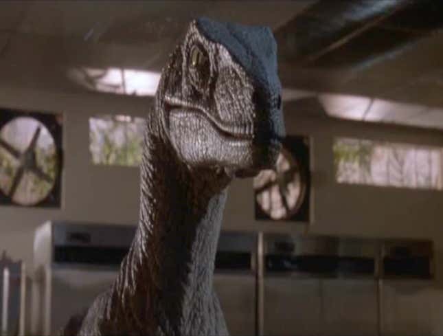 Image for article titled Velociraptor From &#39;Jurassic Park&#39; Dies