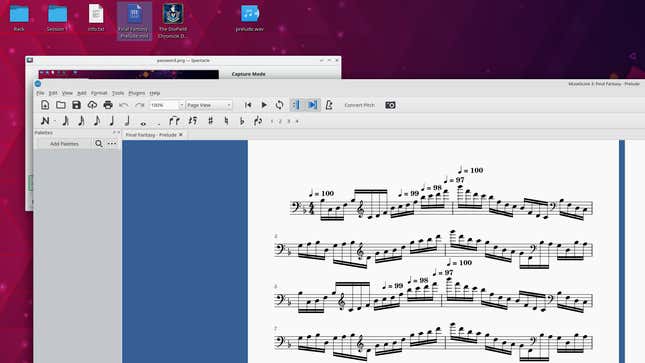A screenshot of Musescore, a sheet music program, shows a familiar tune.