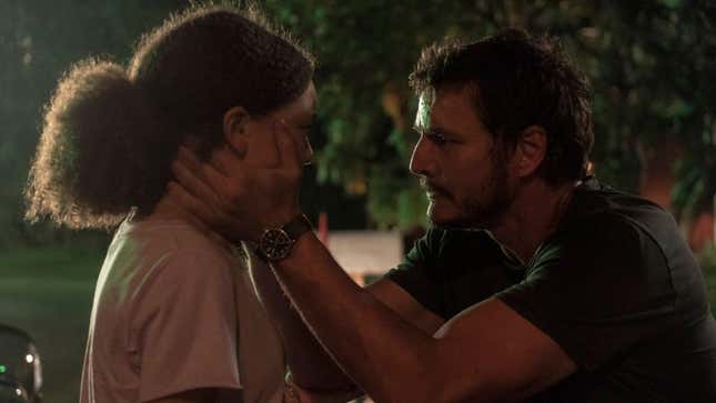 Joel with his daughter, Sara (Nico Parker)