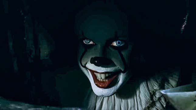 Bill Skarsgård as Pennywise the Clown in 2017's It. 