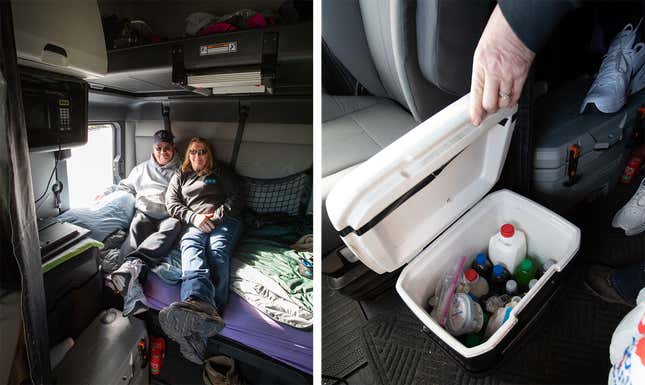 Image for article titled How truckers make a home on the road
