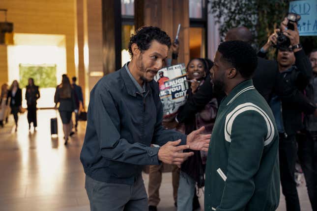 Gene getting in some time with Kid as he exits the hotel