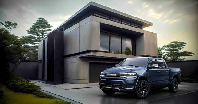 Image for article titled The 1500 REV Is Ram's Attempt in the Electric Pickup Wars