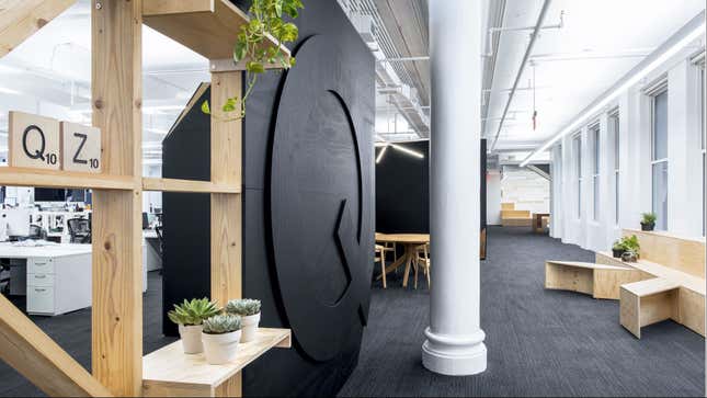 Quartz's New York headquarters.