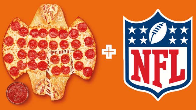 Image for article titled Little Caesars and the NFL together, as they know what their customers want