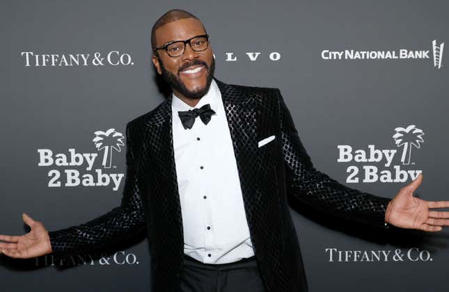 Image for article titled Tyler Perry Reveals How he Became Lilibet’s Godfather in Harry &amp; Meghan