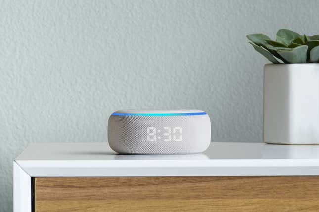 Image for article titled Amazon is practically giving away the Echo Dot