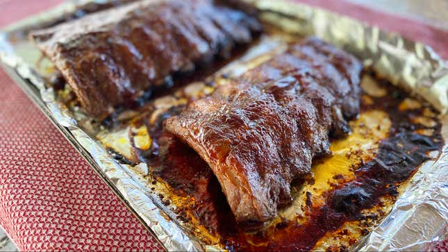 Image for article titled How to Cook Ribs in Your Oven Without Special Equipment