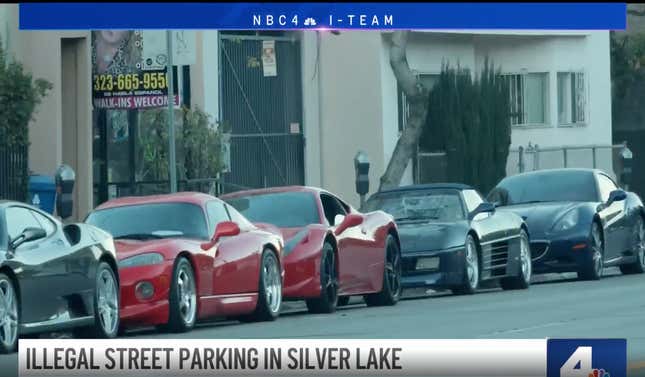Image for article titled Rich L.A. Residents Angry Over High-End Cars Taking Over Already Limited Street Parking