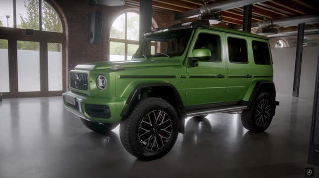Image for article titled The Ridiculous Mercedes G-Wagen 4x4 Squared is Back With AMG Power