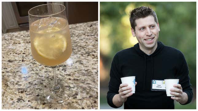 Image for article titled ChatGPT and Bard Made Me These 12 Nasty Cocktails Inspired by Tech CEOs