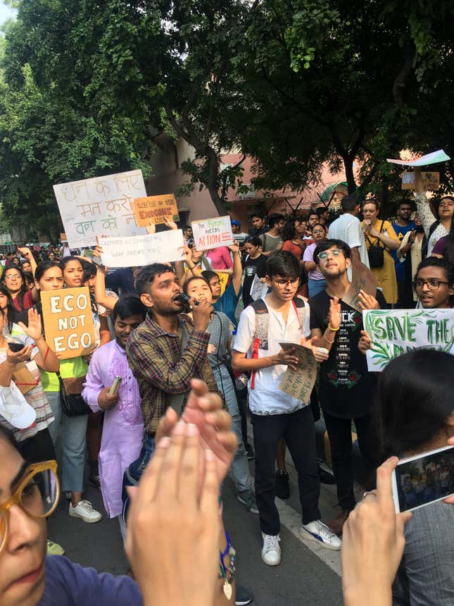 Image for article titled India joins the global climate change strike