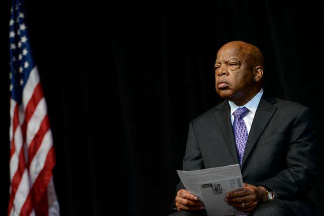 Image for article titled Sign of the Times: Rep. John Lewis Admits He&#39;s Less Hopeful in 2019 Than He Was on Bloody Sunday