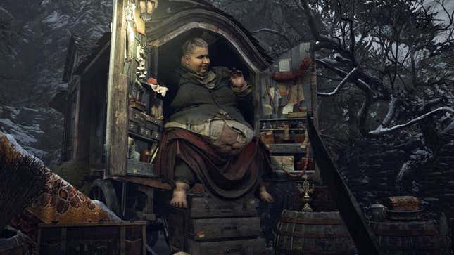 Image for article titled Resident Evil Village Vs. Resident Evil 4: The Best Merchant