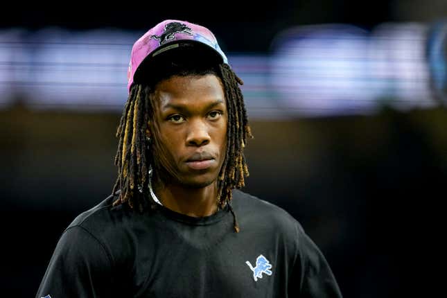 Detroit Lions WR Jameson Williams is still recovering from injury