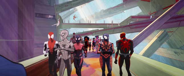 Image for article titled Every Detail We Spotted in Across the Spider-Verse's Spectacular New Trailer