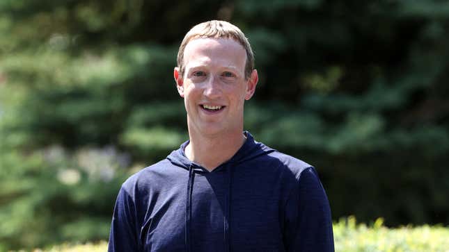 CEO of Facebook Mark Zuckerberg walks to lunch following a session at the Allen & Company Sun Valley Conference on July 08, 2021 in Sun Valley, Idaho.